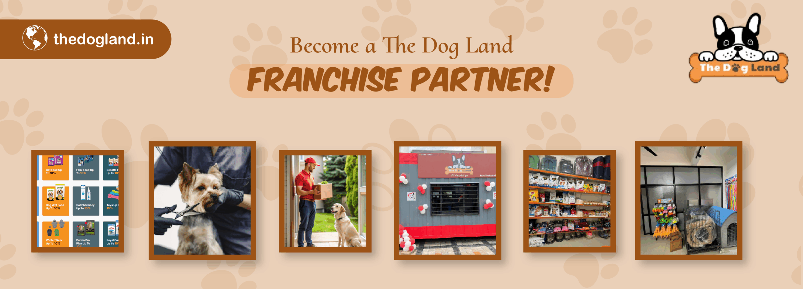 The Dog Land Mobile banner